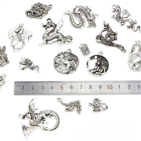 charms smykker øreringe diy pack 70 stk som på billedet