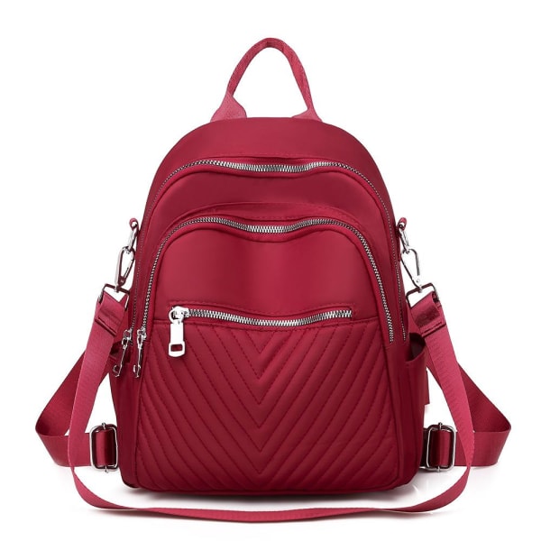 Mode rygsæk til kvinder Skolerygsække, skuldertasker rød 1451 | Fyndiq