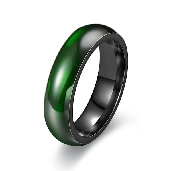 Glaserade gröna parringar av jade - unika 6 mm tjocka staplade f 6mm svart nr 9