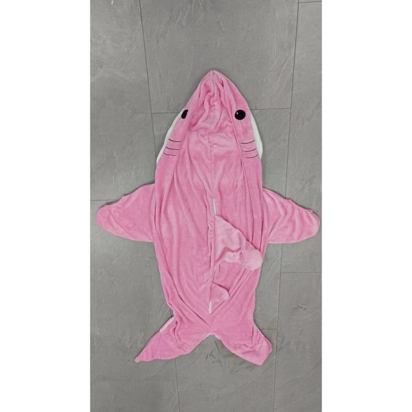 Shark tæppe pyjamas Shark Blanket Hoodie Adult Shark Adult Bärbarfi grå l (160*70 cm)