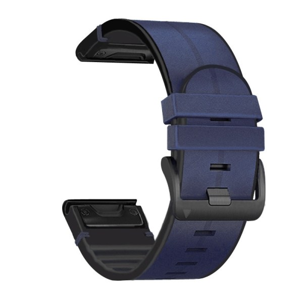 armband silikon Garmin Fenix 7X/6X/fenix 6/Enduro blå (fenix 7x/6x)