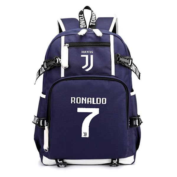 ronaldo 7 reppu lasten reput reppu USB-liitännällä 1kpl musta