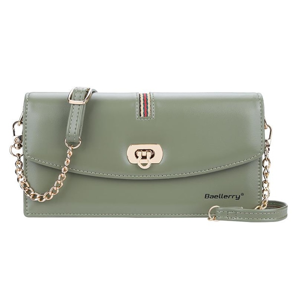 Baellerry Eleganta Kvinnor Handväskor Mode Kopplingsväskor Läder Mörkrosa 20cm*10.5cm*3.5cm