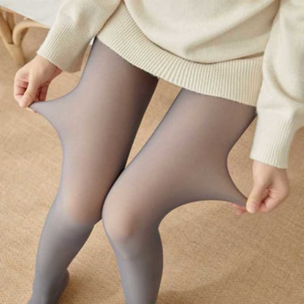 Talvisukkahousut leggingsit korkeavyötäröllä joustavat housut 80g tyyli 2 yksi koko (40-70kg)