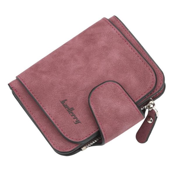 Baellerry Ladies Wallet Frosted Leather Wallet Cute Student Wall Som på bilden 10