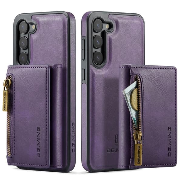 (iPhone 12 / iPhone 12 Pro) DG.MING M5 -sarjan irrotettava lompakko ruskea
