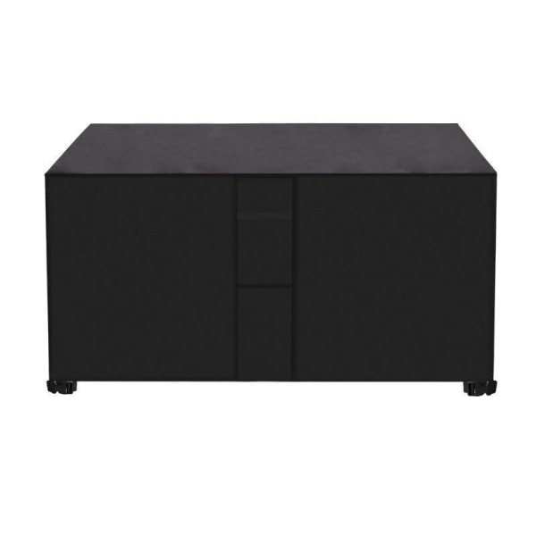 utemøbelbeskyttelse / trekk hagemøbler beskyttelsestrekk med va svart 225*116*82cm