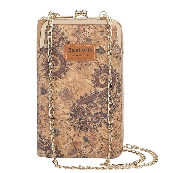 Baellerry Printing Dam Axelväskor Vintage Crossbody Väskor Dam M Som på bilden 6 19cm*11cm*5cm