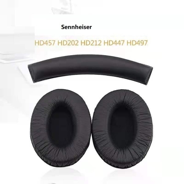 öronkuddar Sennheiser HD457 HD202 HD212 HD447 HD497 cushion kit Som på bilden 1