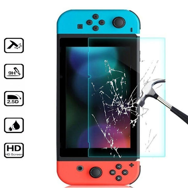 Skjermbeskytter og støtsikker grep beskyttelsesetui til NINTENDO SWITCH