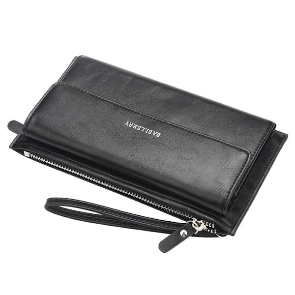 Baellerry miesten muoti clutch laukut Business nahka tuotemerkkien suunnittelu p ruskea 22cm * 12cm * 3cm