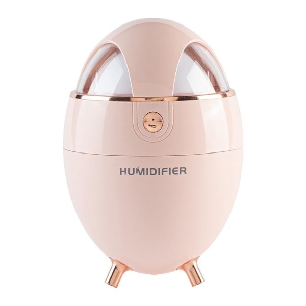 Luftfukter aroma diffuser luftfukter med LED lys trefibre svarte