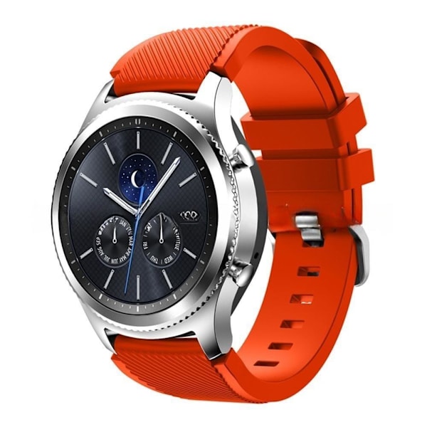 Armbånd i silikon til Samsung Gear S3 Frontier watch4 22mm oransje A