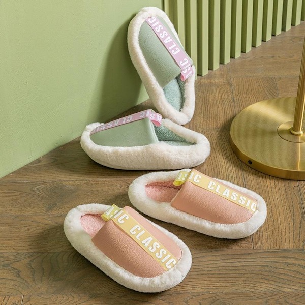mjuktofflor morgontofflor tofflorna faux fur tofflor kaffe 44-45 (insida 28cm)
