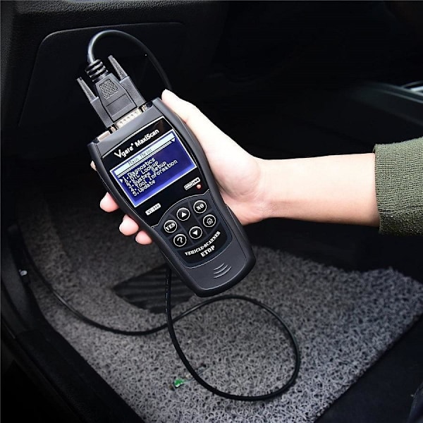 Vgate VS890 OBD II Code Reader Scanner - 13 sprogstøtte og bil som på billedet