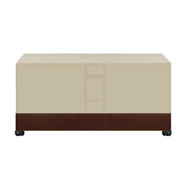 utemöbler skydd / överdrag trädgårdsmöbler skyddsöverdrag med va beige/brun 160*130*90cm