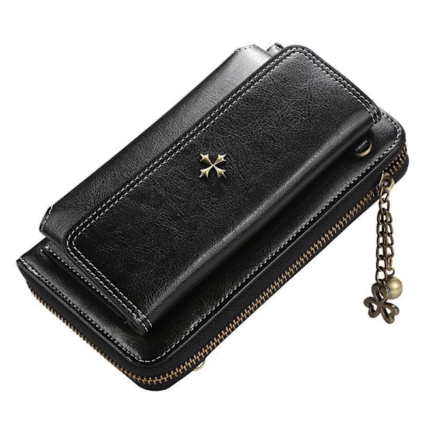 Baellerry Kvinder Læder Håndtaske Mode Crossbody Skuldertasker Koblinger rødvin 20 cm * 11,5 cm * 6 cm