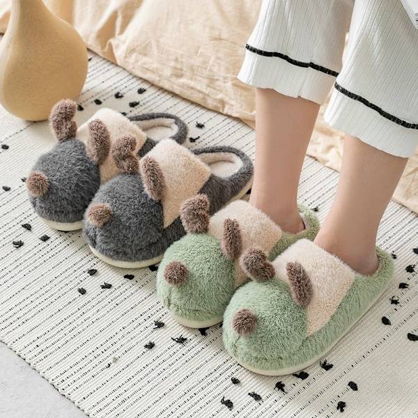 fluff hjemmesko varme hjemmesko sininen 42-43 (sisä 27 cm)