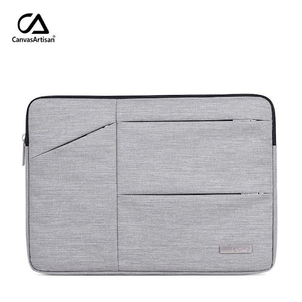 datorväska datorfodral / fodral till laptop bärbar dator mörkgrå 13 tum