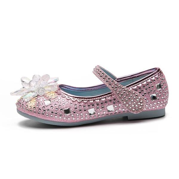 prinsessesko elsa sko børnefestsko pink 16,5 cm / størrelse 26