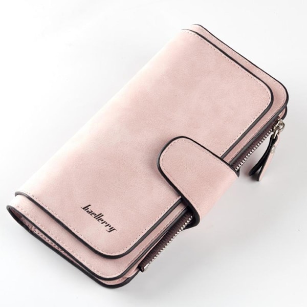 Baellerry Women Leather Wallet Hasp Card Holder Bags Long Purse Som på bilden 2 18.8cm*1.8cm*10.5cm