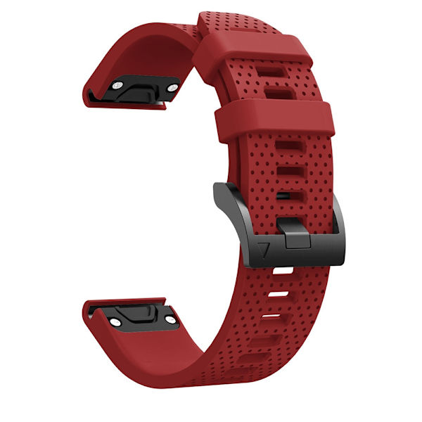 armbånd silikone Garmin Fenix ​​5s/6s/7s 20 mm rød