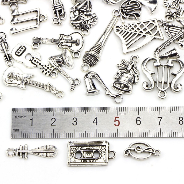 charms smykker øreringe diy pack 50 stk som på billedet