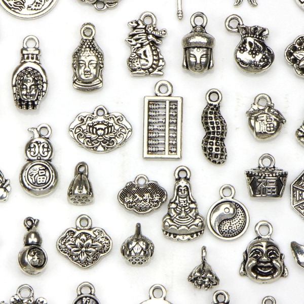 charms smykker øreringe diy pack 40 stk som på billedet