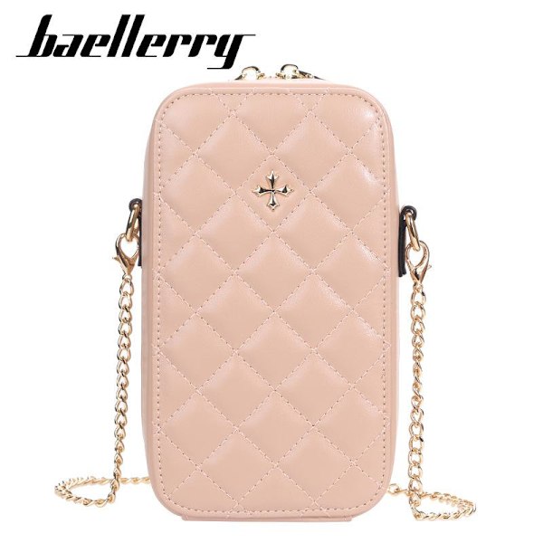 Baellerry Pu Läder Crossbody Väskor Kedja Telefon Clutch Plånböc Grön