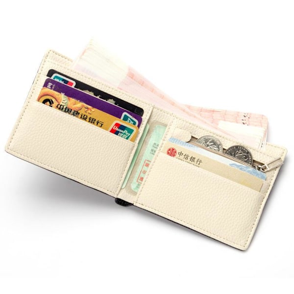 Baellerry Bifold lyhyet lompakot miehille Fashion Business B tummansininen 11 cm * 9,5 cm * 1,5 cm