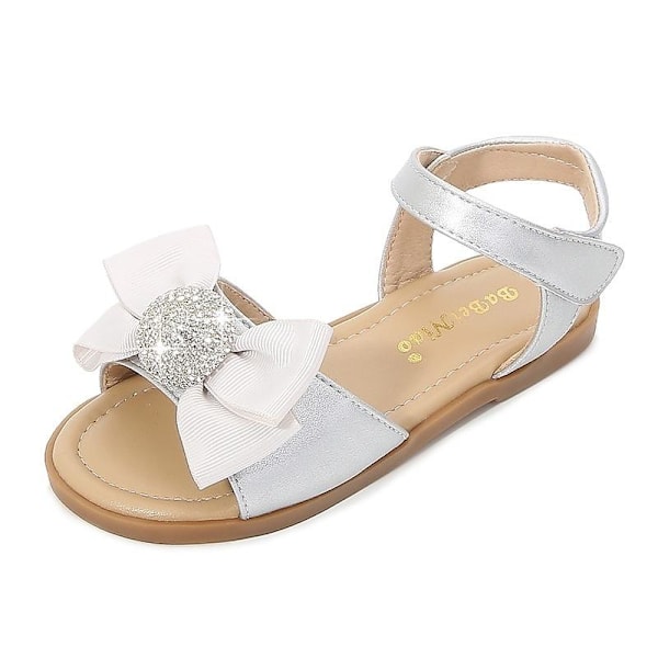 prinsessa elsa skor barn festskor flicka silverfärgad 20.9cm / size34