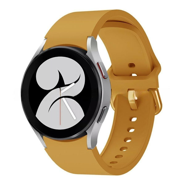 Armbånd i silikone til Samsung Galaxy Watch7/6/5/4 Galaxy Watch FE gul