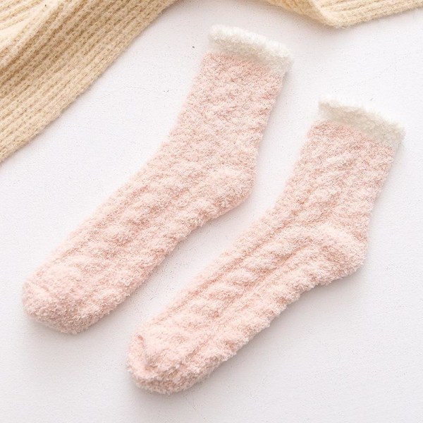 fluffy sokker kvinder dame kvinder vinter sokker pakke 7 par