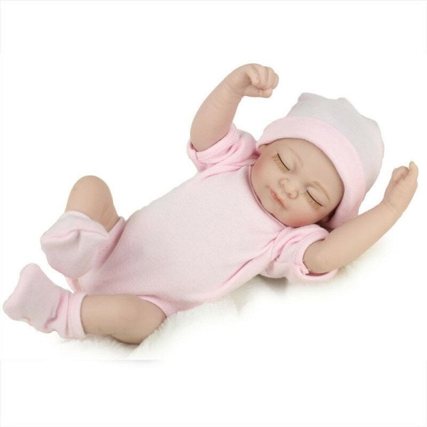 DOLL Reborn Silicone Handmade Lifelike Girl Baby Doll Realistisk