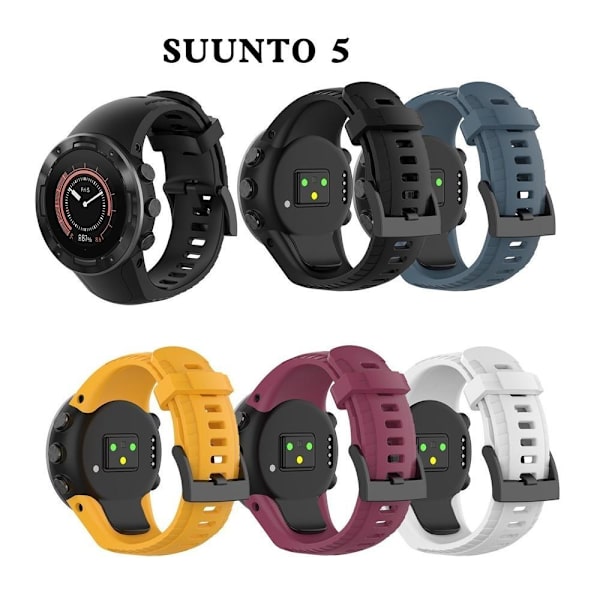 Suunto 5 silikoniranneke PUNAINEN