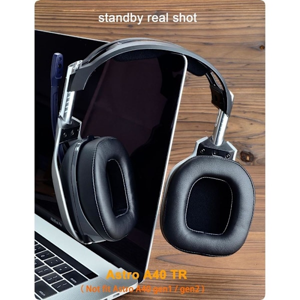 ørepuder eller hovedpude til Logitech astro A40TR læder/stof