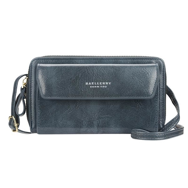 Baellerry Kvinder Clutch tegnebog, mode olie voks læder tegnebøger Axe orange