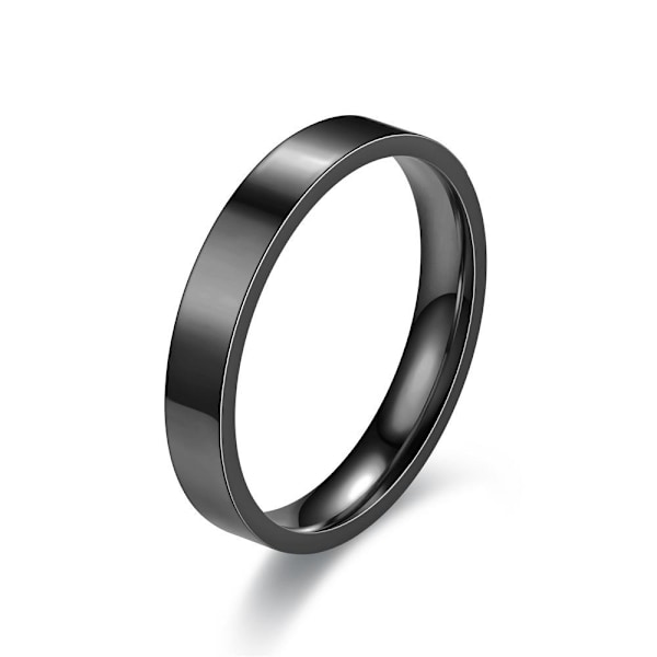 Upeat sopivat vihkisormukset - kiillotetut 14K kultaiset nauhat 6mm litteä teräs väri Nro 7