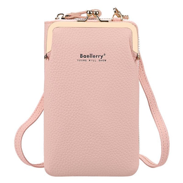 Baellerry Kvinder Læder Håndtaske Telefon Clutch Tasker Mode Kvinder grå farve 19,5 cm * 11 cm * 5 cm