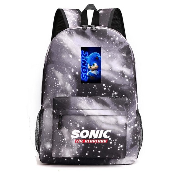 Sonic rygsæk børne rygsække rygsæk 1 stk stjerne grå 1
