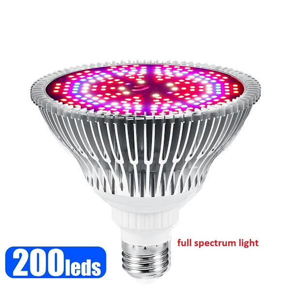 kasvi valaistus lamppu kasvi lamppu kasvi valaistus led valot e27-200 ledit-vaaleanpunainen valo