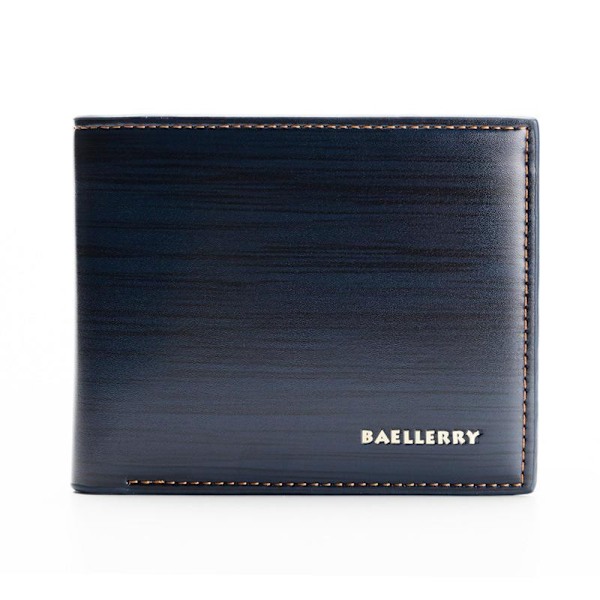 Baellerry Miesten muotikortti Bifold Lompakko Nahkainen Käyntikorttikotelo H vaalean ruskea 12,2 cm x 10 cm x 2,2 cm