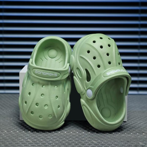 mjuka tofflor slider sandaler skor foppatofflor barntofflor fopp grön 180