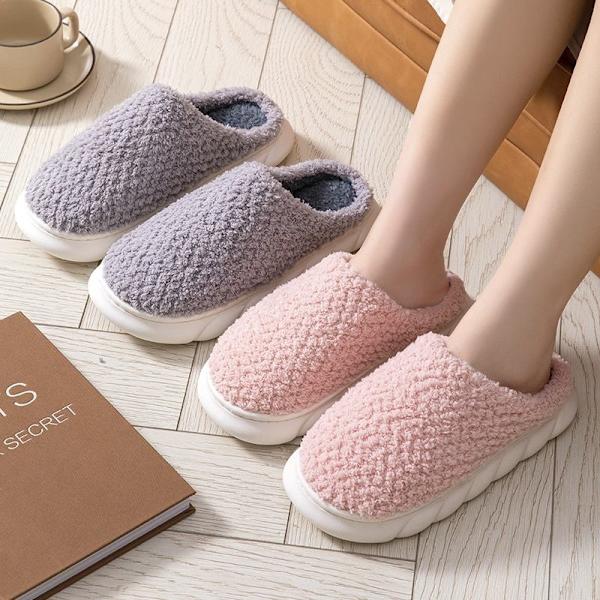 fluff tossut lämpimät tossut sisätossut PC04 kaffe 40-41 (indvendig 26 cm)