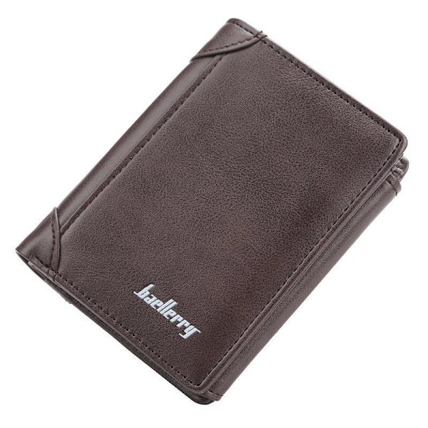 Baellerry Miesten Triple Wallet Fashion -käyntikorttikotelo Classic D musta 12 cm * 10 cm * 2 cm