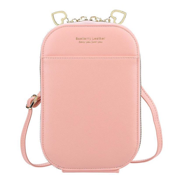 Baellerry Dam Axelväskor Mode Crossbody Bag PU Läder Handväskor Svart 21cm*13cm*2.5cm