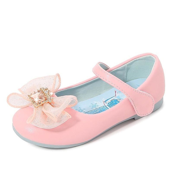 elsa prinsesse sko barn pige med pailletter pink 16,5 cm / koko 26