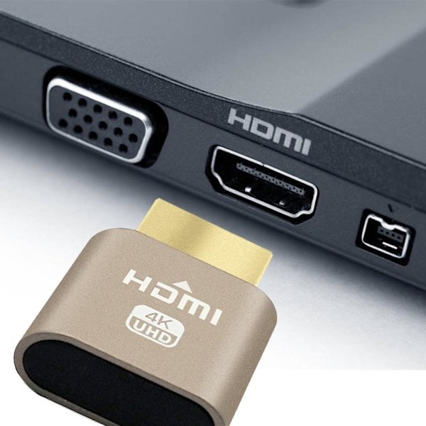 HDMI Dummy Plug 4K, Display Emulator, virtual display adapter