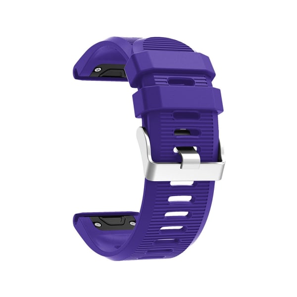 rannekoru silikoni Garmin Fenix ​​​​5X plus fenix 7x/6x violetti