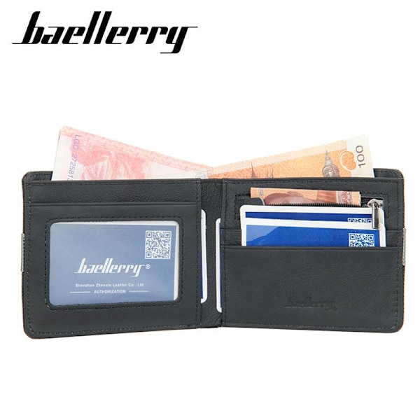 Baellerry ægte læder punge Herre mode læder visitkortholdere blå 12 cm * 9 cm * 2 cm